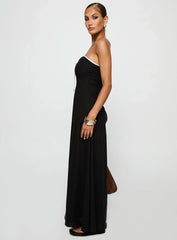 Bijou Strapless Maxi Dress Black