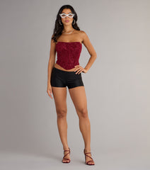 Sleek And Stunning Mid-Rise Hot Shorts
