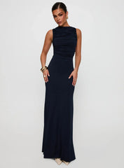 Undeniable Cut Out Maxi Dress Navy
