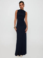 Undeniable Cut Out Maxi Dress Navy