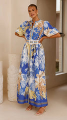 Vania Maxi Dress - Blue Doll