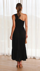 Cassy Midi Dress - Black