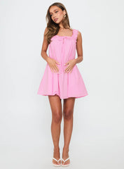 Swing Mini Dress Pink