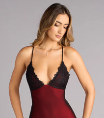 All Eyes Lace Trim Mermaid Maxi Dress