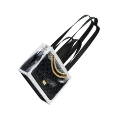 GroceryBags Creative Faux Platinum Bag Printed Woven Bag Cobalt Black Small Gym Leisure Bag