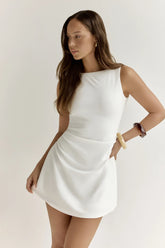 Andromeda Mini Dress White