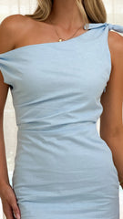 Simone Maxi Dress - Light Blue