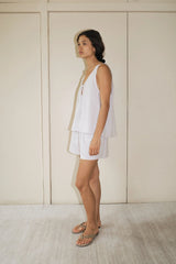 U Shape Cotton Set - Lake Stripe