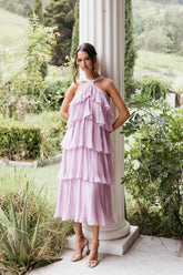 Aveline Midi Dress - Lilac