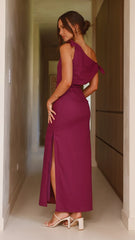 Simone Maxi Dress - Wine