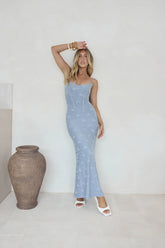 Summer Abroad Maxi Dress Blue