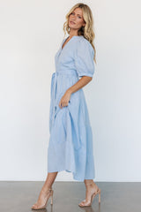 Camille Maxi Dress | Light Blue