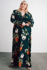 Olivia Maxi Dress | Deep Topaz Floral