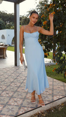 Margie Midi Dress - Blue