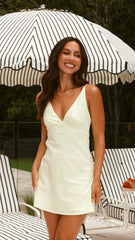 Halina Mini Dress - Yellow