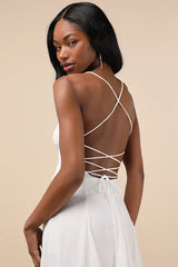 Perfected Sweetness White Pleated Tiered Mini Dress
