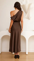 Prudence Maxi Dress - Brown