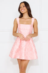 Empowered Elegance Mini Dress Pink