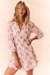Mellini Floral Cotton Mini Dress