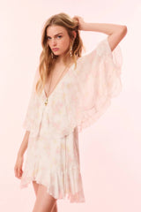 Avaline Floral Chiffon Mini Dress