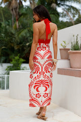 Isla Midi Dress Print