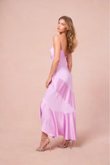 Mallee Satin Asymmetrical Dress