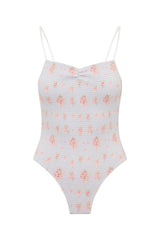 Korinth Floral Smocked One-Piece Swimsuit