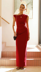 Lilah Maxi Dress - Wine