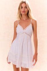 Docila Cotton Striped Dress - VINTAGE VOYAGE