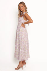 Hayden Maxi Dress - Purple Floral