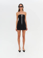 Mayfair Crochet Mini Dress