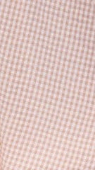 Sahirah Mini Dress - Beige / White Gingham