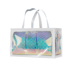 Tita Virgilia Duffle Grocery Bag Iridescent Large