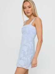 Cerise Mini Dress Lilac Burnout