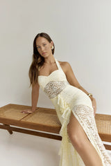 Annika Maxi Dress Lemon