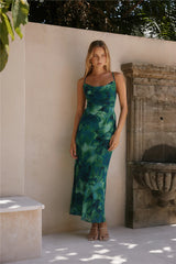RUNAWAY THE LABEL Benito Maxi Dress Calista Green