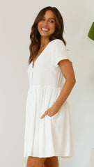 Courtney Mini Dress - White