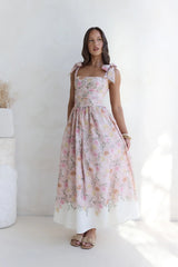 Sunflower Swing Maxi Dress Pink