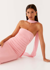 Libra Maxi Dress - Pink