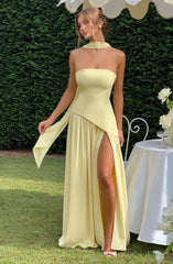 Maliyah Maxi Dress - Lemon