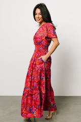 Palmer Tiered Maxi Dress | Multi Floral